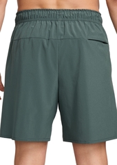 "Nike Men's Unlimited Dri-fit Unlined Versatile 7"" Shorts - Ashen Slate/black/(ashen Slate)"