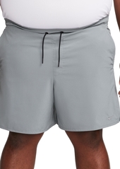 "Nike Men's Unlimited Dri-fit Unlined Versatile 7"" Shorts - Black/black/black"
