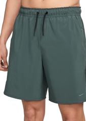 "Nike Men's Unlimited Dri-fit Unlined Versatile 7"" Shorts - Vintage Green/black/vintage Green"