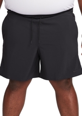 "Nike Men's Unlimited Dri-fit Unlined Versatile 7"" Shorts - Smoke Grey/black/smoke Grey"