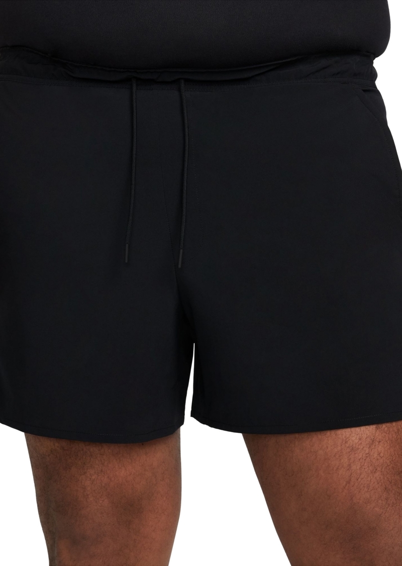 "Nike Men's Unlimited Dri-fit Versatile 5"" Shorts - Black/black/white"