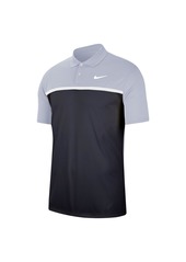 Nike Mens Victory Colour Block Polo Shirt (Sky Grey/Obsidian Blue/White) - S