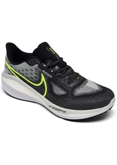 Nike Men's Vomero 17 Road Running Sneakers from Finish Line - Black, Volt