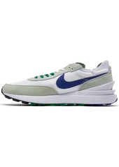 Nike Men's Waffle One Casual Sneakers from Finish Line - White, Royal Blue, Green