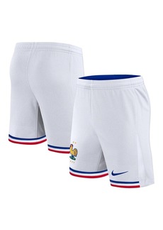 Nike Men's White France National Team 2024 Home Stadium Shorts - White