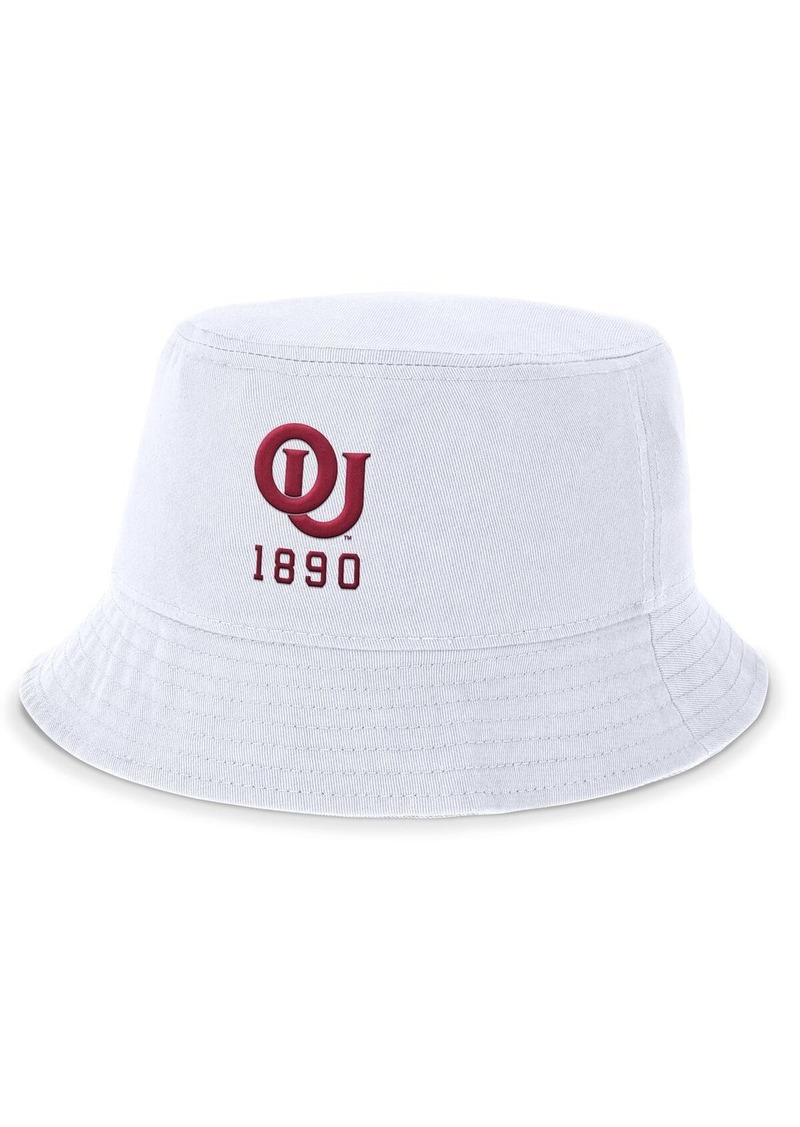 Nike Men's White Oklahoma Sooners Legacy Apex Bucket Hat - White