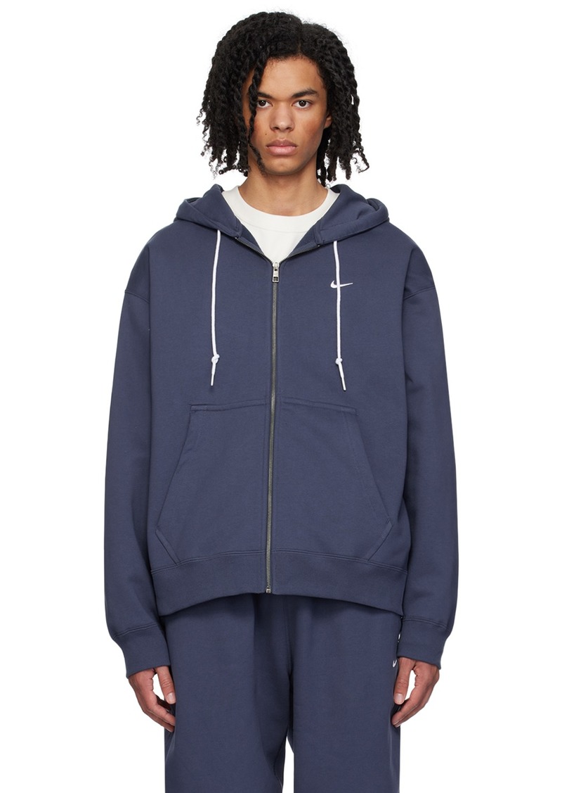 Nike Navy Solo Swoosh Hoodie