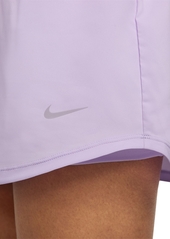 Nike One Women's Dri-fit Ultra High-Waist Pull-On Skort - Lilac Bloom/black