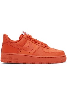 Nike Orange Air Force 1 '07 Sneakers