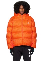 Nike Orange 'Lunar Lake' Jacket