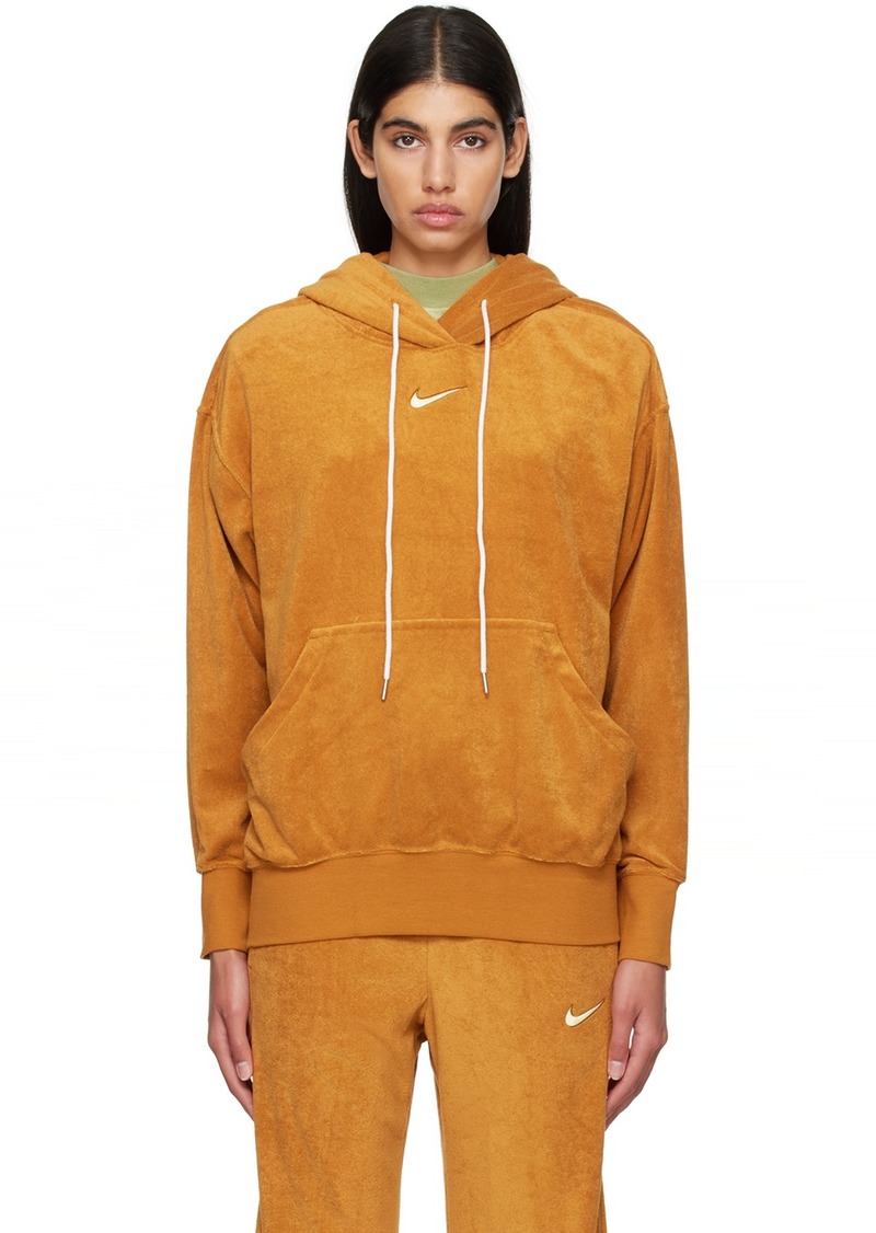 Nike Orange Oversized Hoodie