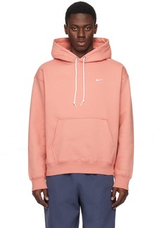 Nike Pink Embroidered Hoodie