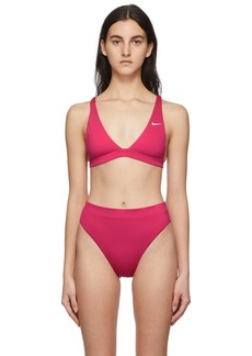 Nike Pink Essential Bralette Bikini Top