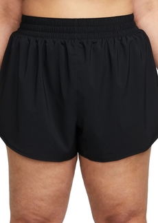 Nike Plus Size One Dri-fit Shorts - Black/reflective Silver