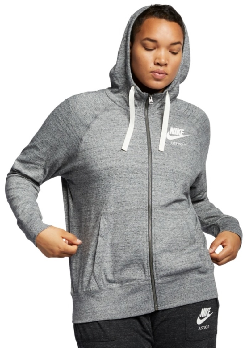 nike plus size sportswear gym vintage hoodie