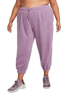 Nike Plus Size Therma-fit Loose Fleece Jogger Pants - Violet Dust/pale Ivory