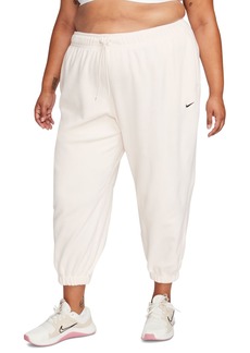 Nike Plus Size Therma-fit Loose Fleece Jogger Pants - Pale Ivory/black