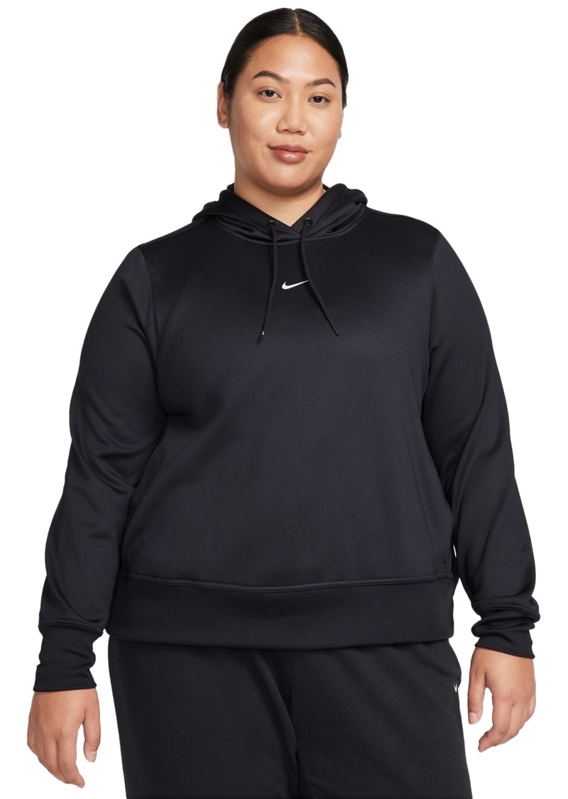 Nike Plus Size Therma-fit Pullover Hoodie - Black