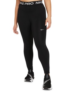 Nike Pro 365 Plus Size Leggings - Black/White