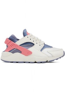 Nike Purple & Off-White Air Huarache Sneakers