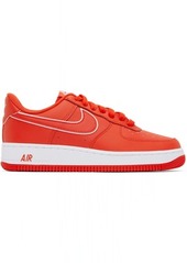 Nike Red Air Force 1 '07 Sneakers