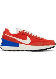 Nike Red Waffle One Vintage Sneakers