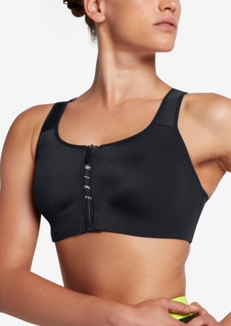 nike sports bra zip