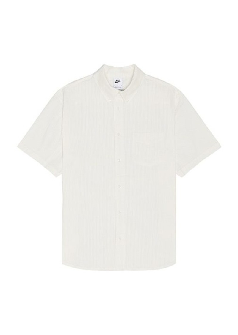 Nike Short-Sleeve Seersucker Button-Down Shirt