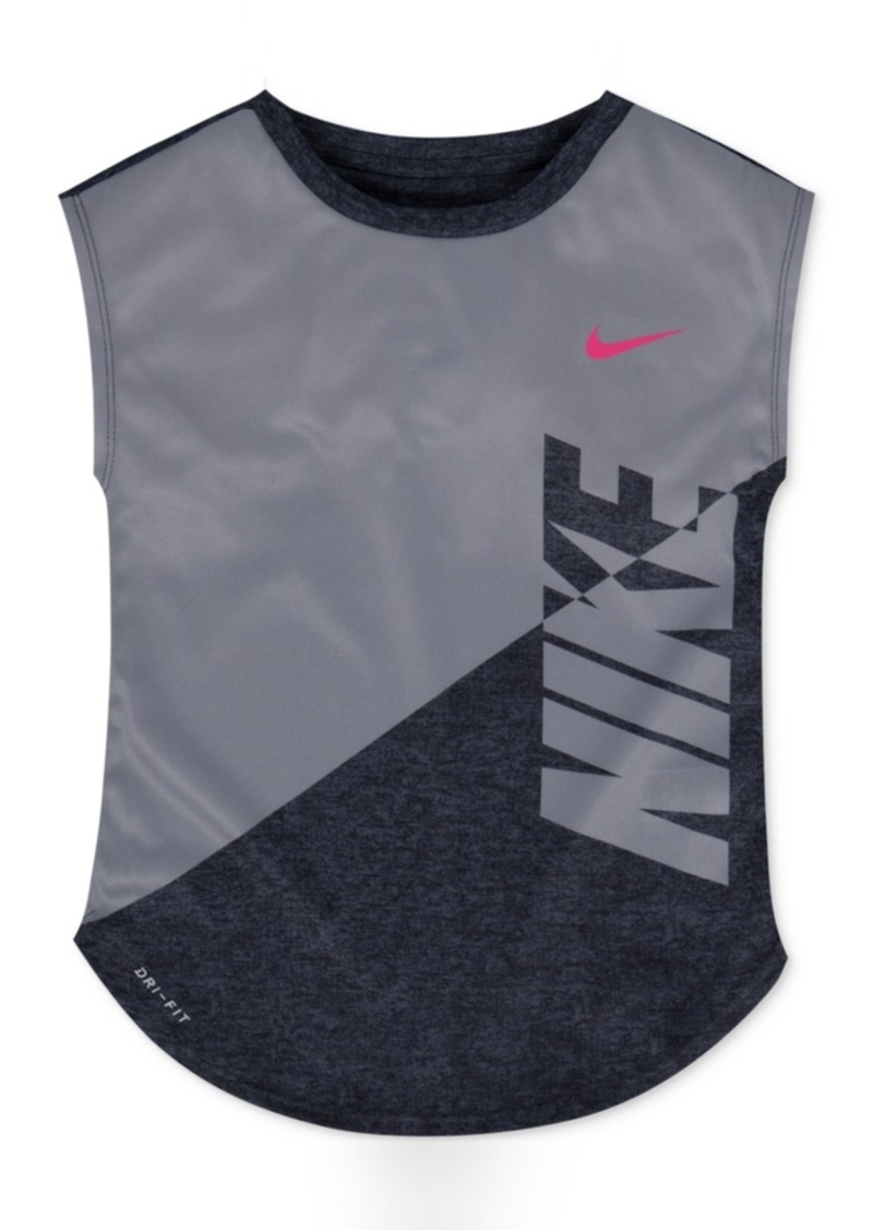 Nike Nike Splice Heather Dri Fit T Shirt Toddler Little Girls