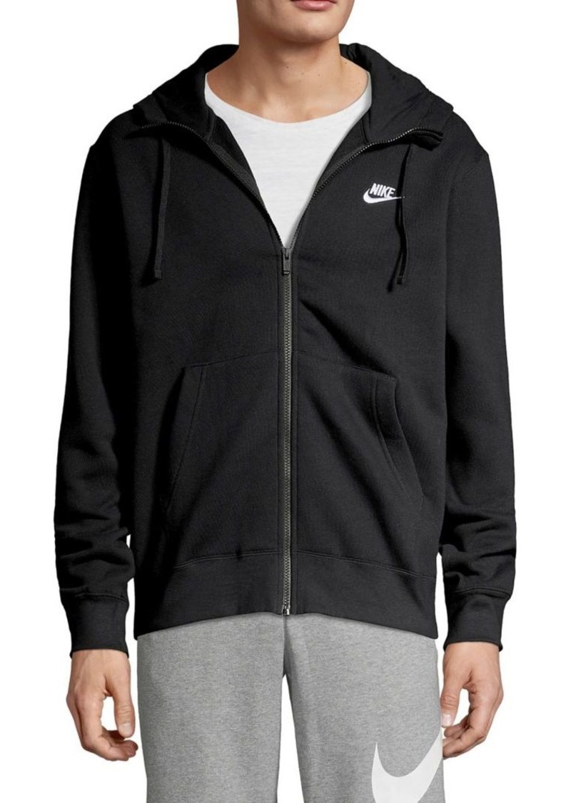 nike club fleece zip hoodie