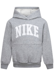 Nike Sportswear Club Little Kids Fleece Applique Pullover - Dk Grey Heather