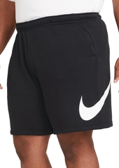 Nike Sportswear Club Men's Graphic Shorts - Grey Heather