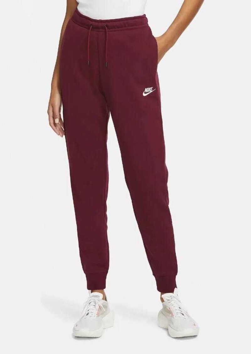 Nike Sportswear Essential Fleece Joggers Dark Beetroot/White BV4091-638 Women's