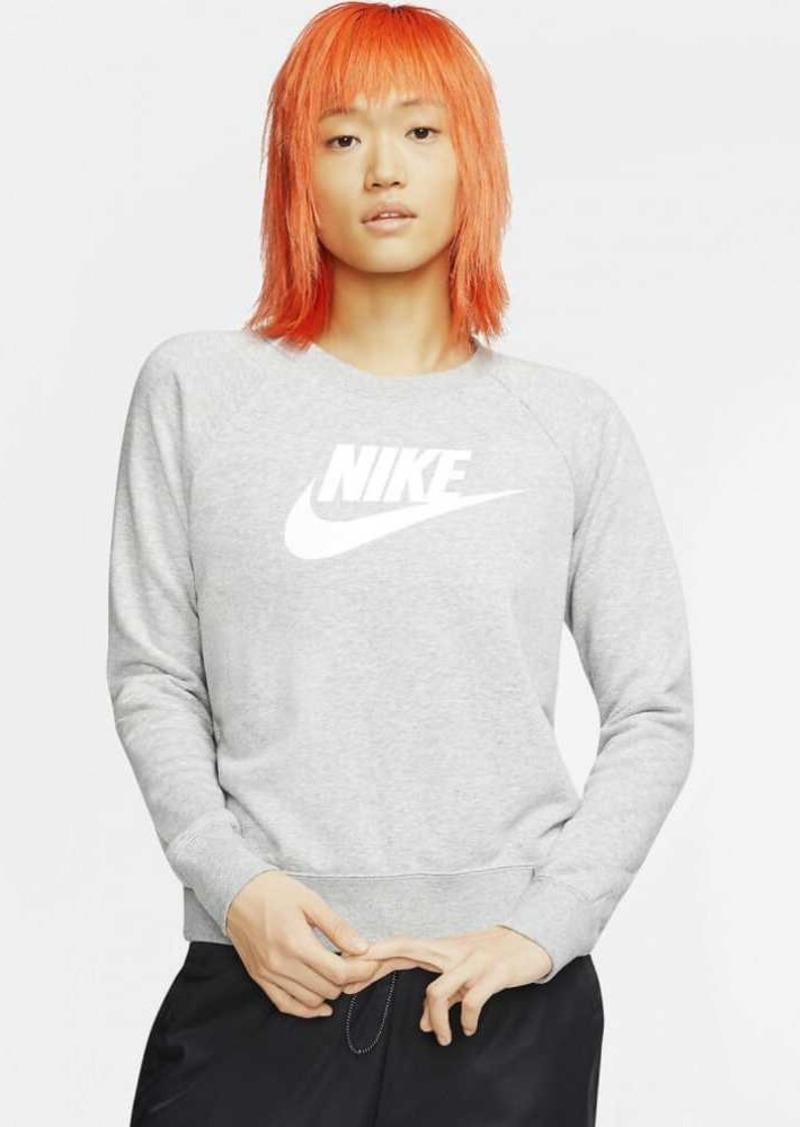 Nike Sportswear Essential Fleece Sweatshirt Grey BV4112-063 Women's