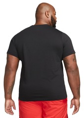 Nike Sportswear Men's Heritage Script Logo Short-Sleeve Crewneck T-Shirt - Black