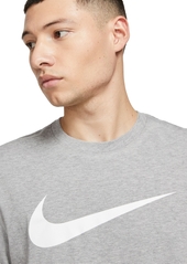 Nike Sportswear Men's Swoosh Short-Sleeve Crewneck T-Shirt - Black/white