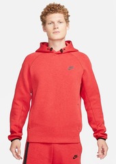 Nike Sportswear Tech Fleece FB8016-672 Men's Red Pullover Hoodie Size L NCL132