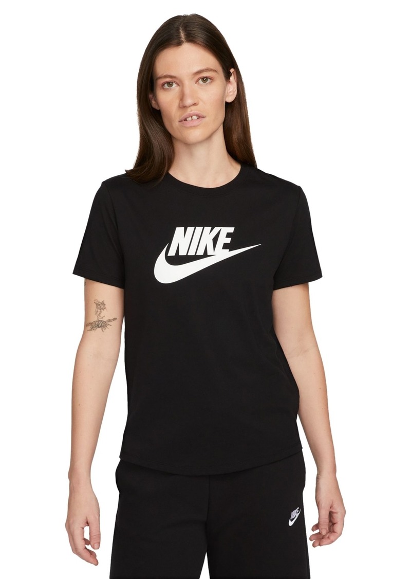 Nike Sportswear Women's Essentials Logo T-Shirt - Black/white