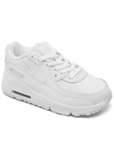 Nike Toddler Air Max 90 Leather Running Sneakers from Finish Line - White