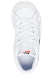 Nike Toddler Kids Blazer Mid 77 Casual Sneakers from Finish Line - White, Orange, Black