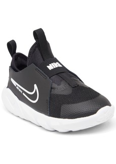 Nike Toddler Kids Flex Runner 2 Slip-On Running Sneakers from Finish Line - Black, White