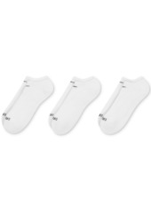 Nike Unisex Everyday Plus Cushion Training No-Show Socks 3 Pairs - White