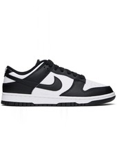 Nike White & Black Dunk Low Retro Sneakers