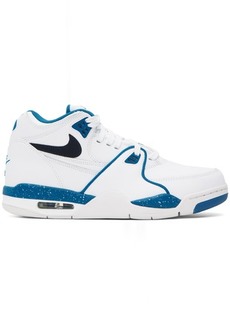 Nike White & Blue Air Flight 89 Sneakers