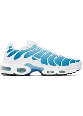 Nike White & Blue Air Max Plus Sneakers