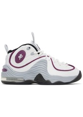 Nike White & Purple Air Penny II Sneakers