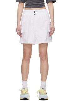 Nike White Flap Pocket Shorts