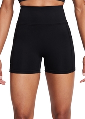 Nike Women's Advantage Dri-fit Tennis Shorts - White/black