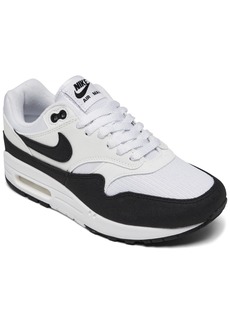 Nike Women's Air Max 1 '87 Casual Sneakers from Finish Line - White, Summit White, Black