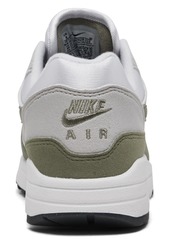 Nike Women's Air Max 1 '87 Casual Sneakers from Finish Line - White/Light Army